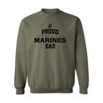 thumbnail image 1 of Proud Marines DAD Crewneck Sweatshirt, 1 of 3