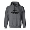 thumbnail image 1 of Proud Marines GIRLFRIEND Adult Hooded Sweatshirt, 1 of 3