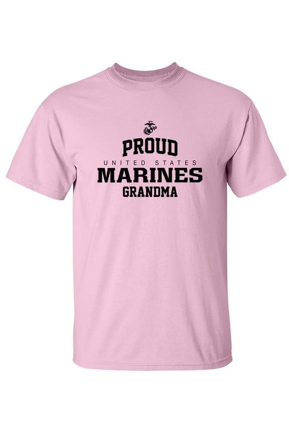 Proud Marines GRANDMA Adult Short Sleeve T-shirt