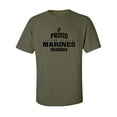 thumbnail image 1 of Proud Marines GRANDMA Adult Short Sleeve T-shirt, 1 of 4