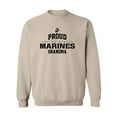 thumbnail image 1 of Proud Marines GRANDMA Crewneck Sweatshirt, 1 of 3