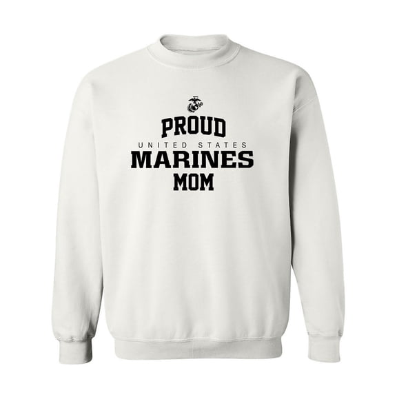 Proud Marines MOM Crewneck Sweatshirt