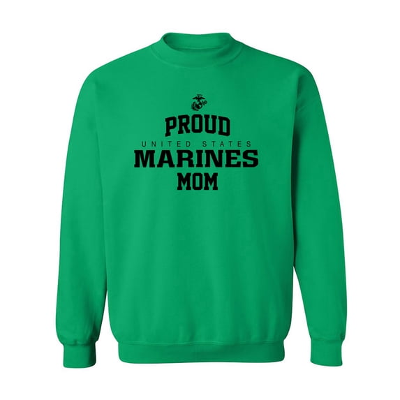 Proud Marines MOM Crewneck Sweatshirt