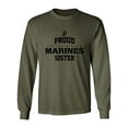 thumbnail image 1 of Proud Marines SISTER Adult Long Sleeve T-shirt, 1 of 3