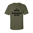 thumbnail image 1 of Proud Marines SISTER Adult Short Sleeve T-shirt, 1 of 4