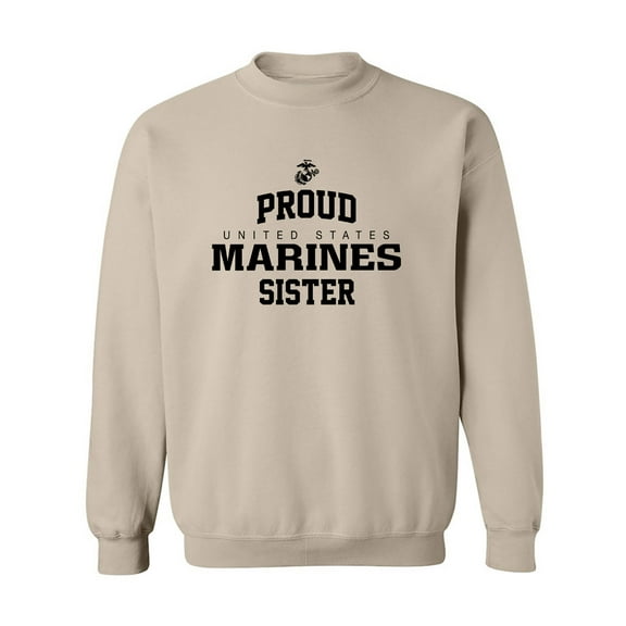 Proud Marines SISTER Crewneck Sweatshirt