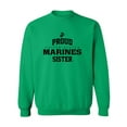 thumbnail image 1 of Proud Marines SISTER Crewneck Sweatshirt, 1 of 3