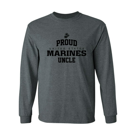 Proud Marines UNCLE Adult Long Sleeve T-shirt