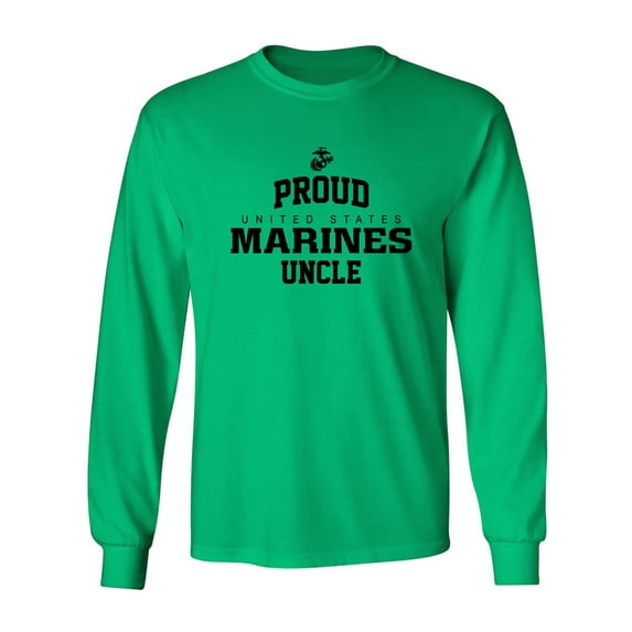 Proud Marines UNCLE Adult Long Sleeve T-shirt