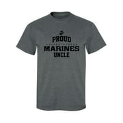 Proud Marines UNCLE Adult Short Sleeve T-shirt