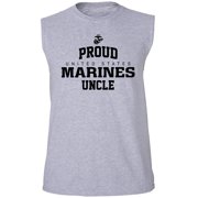 Proud Marines UNCLE Adult Sleeveless Tee