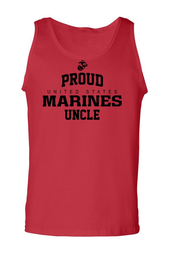 Proud Marines UNCLE Adult Tank Top