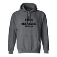 thumbnail image 1 of Proud Marines VETERAN Adult Hooded Sweatshirt, 1 of 3
