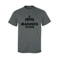 thumbnail image 1 of Proud Marines VETERAN Adult Short Sleeve T-shirt, 1 of 4