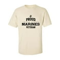 thumbnail image 1 of Proud Marines VETERAN Adult Short Sleeve T-shirt, 1 of 4