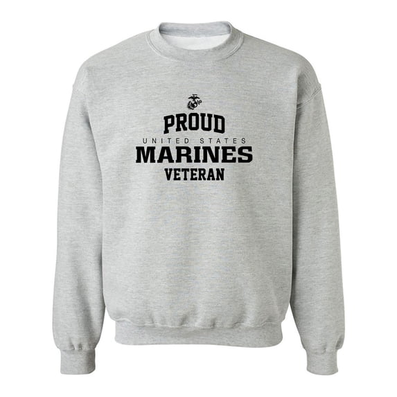 Proud Marines VETERAN Crewneck Sweatshirt