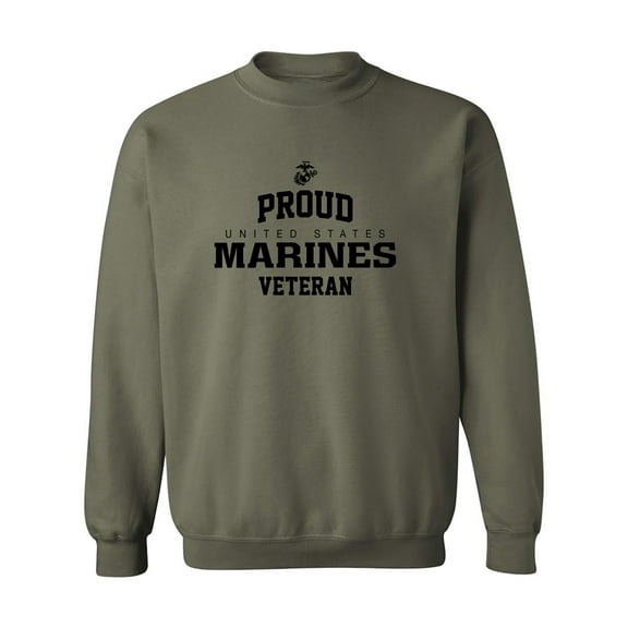 Proud Marines VETERAN Crewneck Sweatshirt