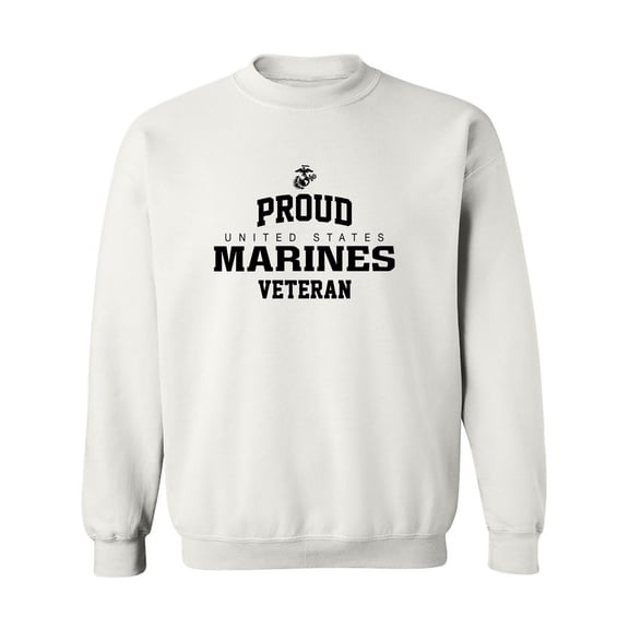 Proud Marines VETERAN Crewneck Sweatshirt