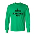 thumbnail image 1 of Proud Marines WIFE Adult Long Sleeve T-shirt, 1 of 3