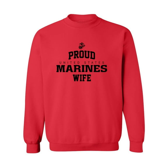 Proud Marines WIFE Crewneck Sweatshirt