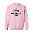 thumbnail image 1 of Proud Marines WIFE Crewneck Sweatshirt, 1 of 3