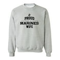 thumbnail image 1 of Proud Marines WIFE Crewneck Sweatshirt, 1 of 4