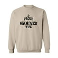 thumbnail image 1 of Proud Marines WIFE Crewneck Sweatshirt, 1 of 3