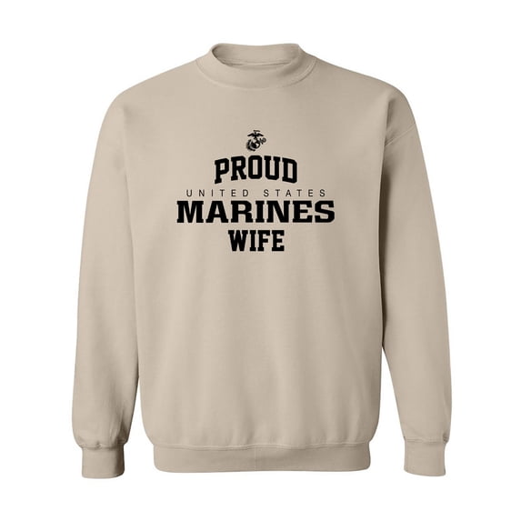 Proud Marines WIFE Crewneck Sweatshirt