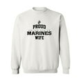 thumbnail image 1 of Proud Marines WIFE Crewneck Sweatshirt, 1 of 3