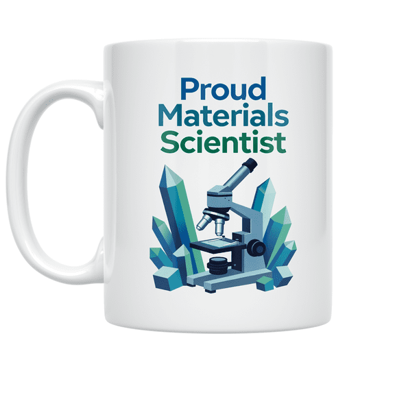 Proud Materials Scientist Lab Scene - Materials Scientist - 11 oz Ceramic Coffee Mug