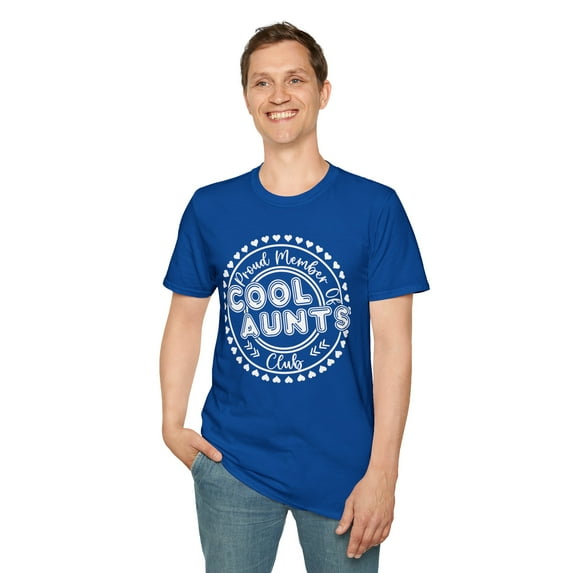 Proud Member Of Cool Aunts Club, Gildan Unisex T-Shirt, Graphic Tee, S-3XL