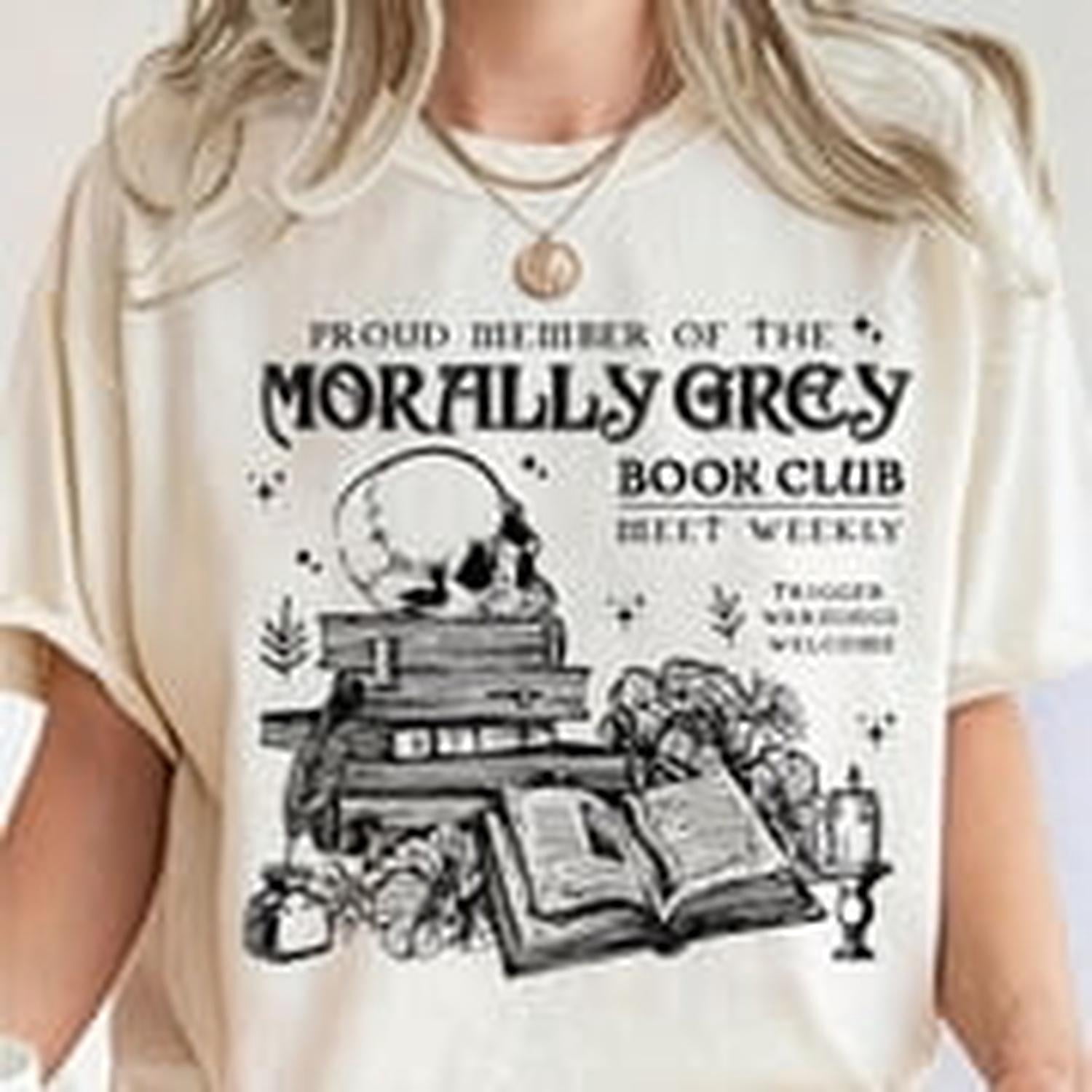 Proud Member Of The Morally Grey B1Ook Club, Dark Romance Crewneck ...