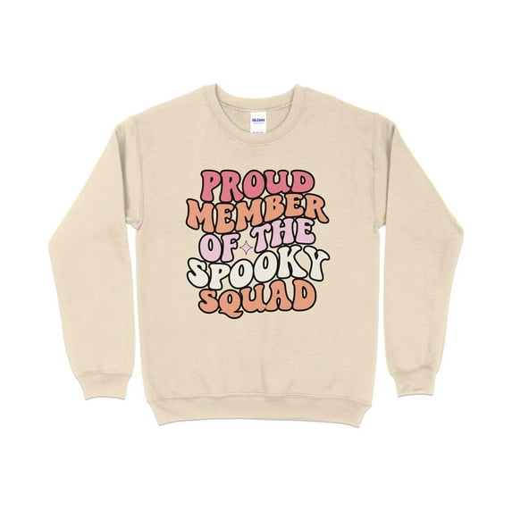 Proud Member of the Spooky Squad, Halloween Sweatshirt, Funny Halloween Shirts for Women, Halloween Crewneck