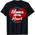 thumbnail image 1 of Proud Meme Of A Heart Warrior CHD Surgery Transplant T-Shirt, 1 of 4