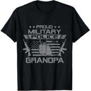 Proud Military Grandpa Flag American US T-Shirt