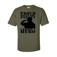 thumbnail image 1 of Proud Military Parent- I Raised a Hero Short Sleeve T-Shirt, 1 of 4