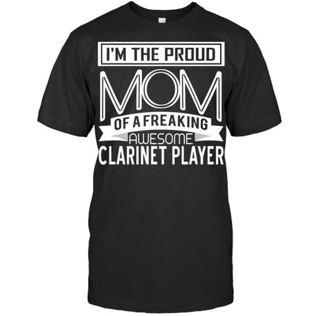 Proud Mom Awesome Player Marching Band Mothers Gift T