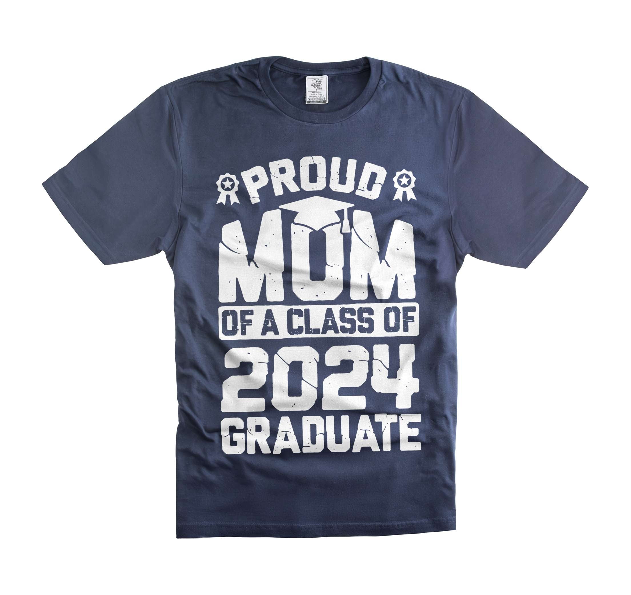 Proud Mom Of 2024 Graduate Shirt Proud Graduate 2024 Shirts Mom Mother ...