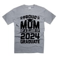 thumbnail image 1 of Proud Mom Of 2024 Graduate Shirt Proud Graduate 2024 Shirts Mom Mother Graduation Shirts (XX-Large Grey), 1 of 6