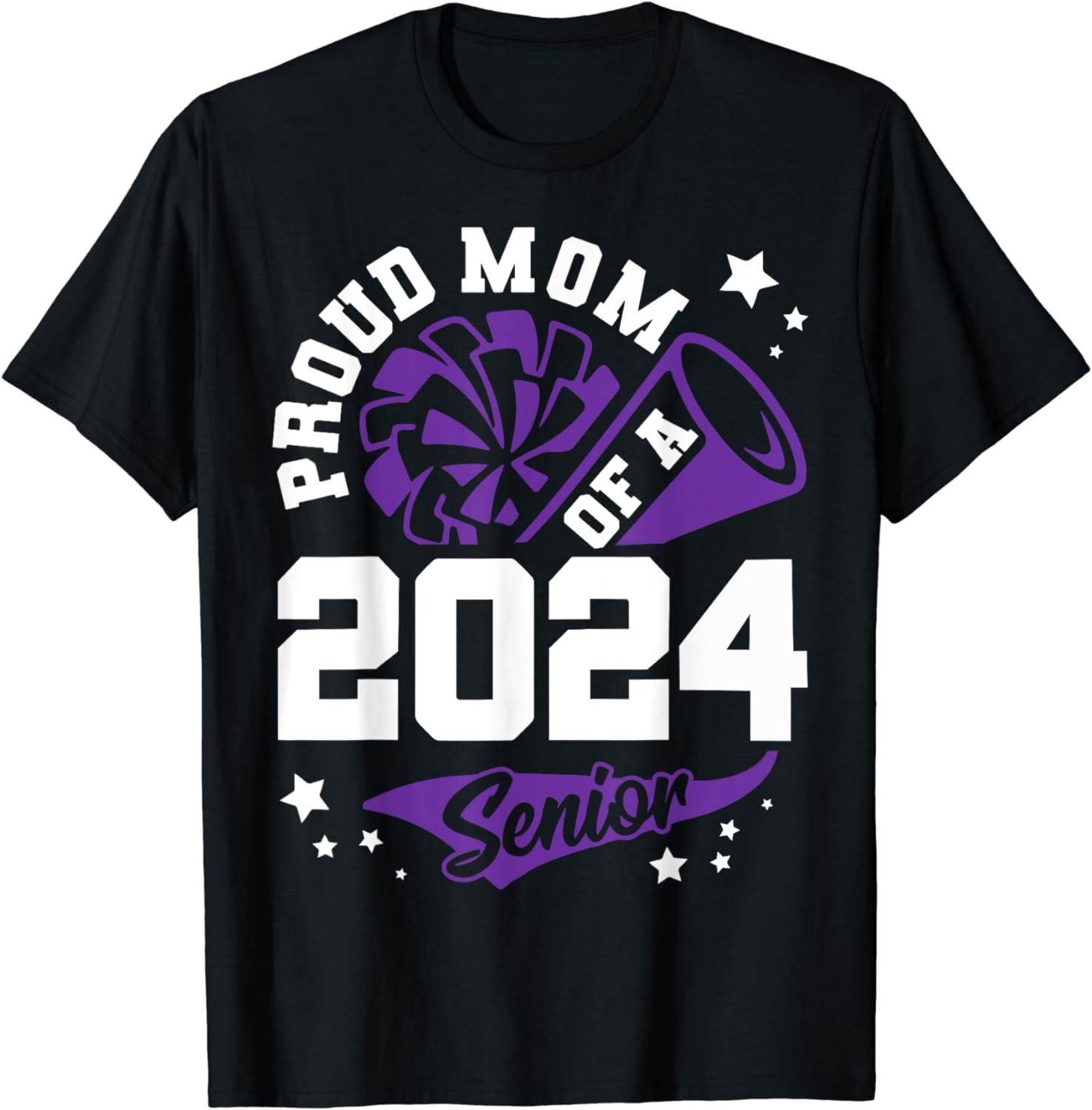 Proud Mom Of A 2024 Senior Cheer Mom Graduation Party T-Shirt - Walmart.com