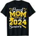 thumbnail image 1 of Proud Mom Of A 2024 Senior, Funny Graduation Sunflower T-Shirt, 1 of 5