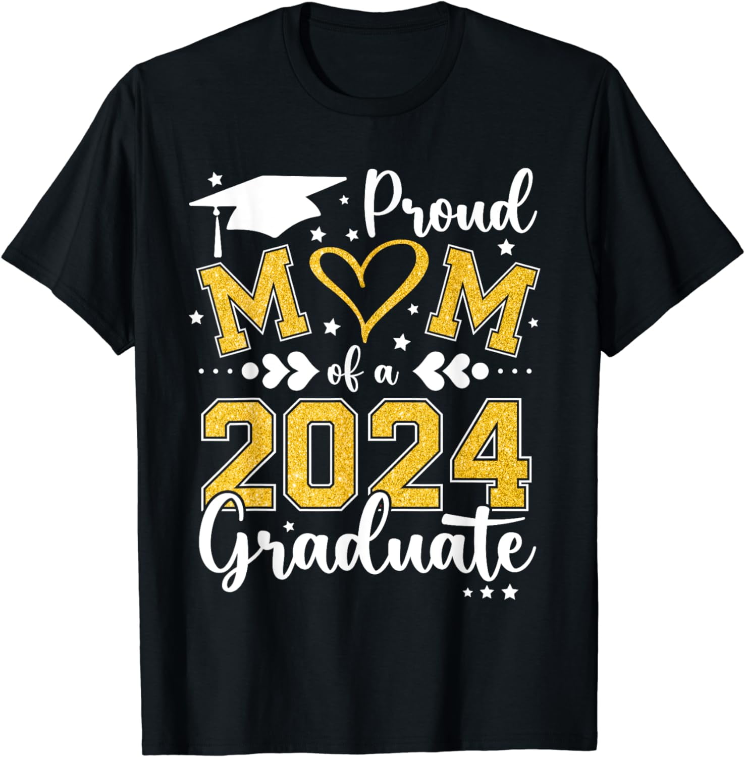 Proud Mom Of A Class Of 2024 Graduate 2024 Senior Mom 2024 TShirt