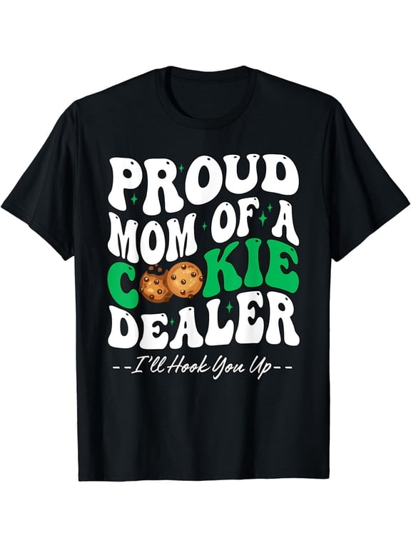 Proud Mom Of A Cookie Dealer Scout Troop Scouting Gift Idea T-Shirt, Size S-5XL