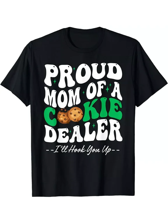 Proud Mom Of A Cookie Dealer Scout Troop Scouting Gift Unisex T-Shirt