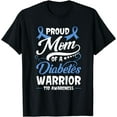 thumbnail image 1 of Proud Mom Of A Diabetes Warrior T1D Awareness Type 1 Gift T-Shirt, 1 of 4