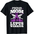 thumbnail image 1 of Proud Mom Of A Lupus Warrior SLE Awareness Ribbon Mother T-Shirt, 1 of 4