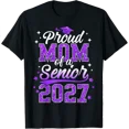 thumbnail image 1 of Proud Mom Of A Senior 2027 Class Of 2027 Graduate T-Shirt Size S-5XL, 1 of 5
