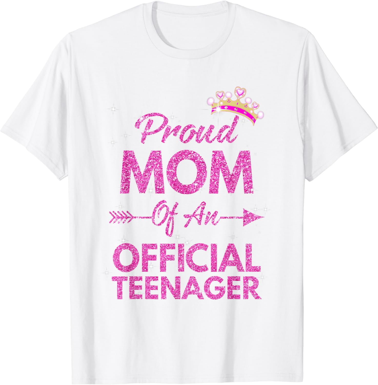 Proud Mom Official Teenager 13th Birthday 13 Year Old Girls T-Shirt