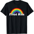 thumbnail image 1 of Proud Mom Pride Shirt Gay LGBT Day Month Parade Rainbow T-Shirt, 1 of 3
