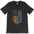 thumbnail image 1 of Proud Mom Rainbow Distressed USA 12014069, Family Pride Graphic G21411 Unisex T-Shirt, Up to Size 5XL, 1 of 2